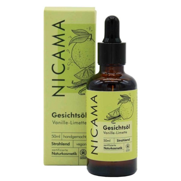 NICAMA Gesichtsöl - Vanille-Limette