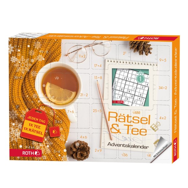 Rätsel & Tee - Adventskalender mit Teebeutel