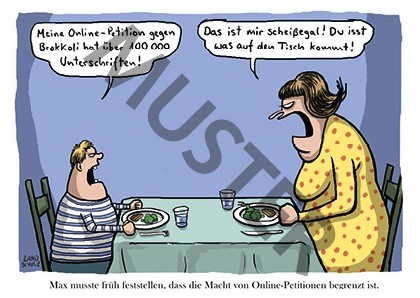 Postkarte Online-Petition