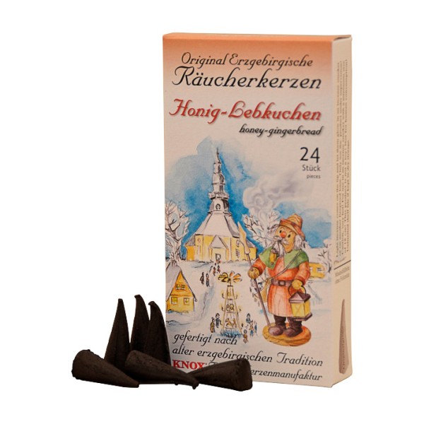 KNOX Räucherkerzen - Erzgebirgischer Honig-Lebkuchen