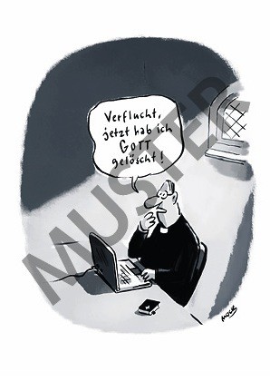 Postkarte Gott