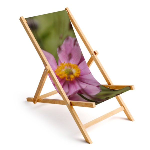 Liegestuhl In der Blumenwiese (Motiv HF38)