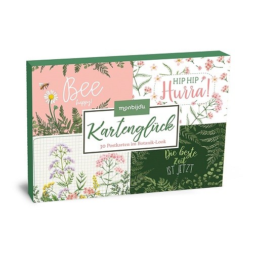 Kartenglück – 30 Postkarten im Botanik-Look
