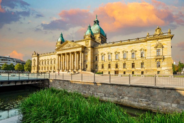 Wandbild Leipzig - Das Bundesverwaltungsgericht (Motiv DML04)