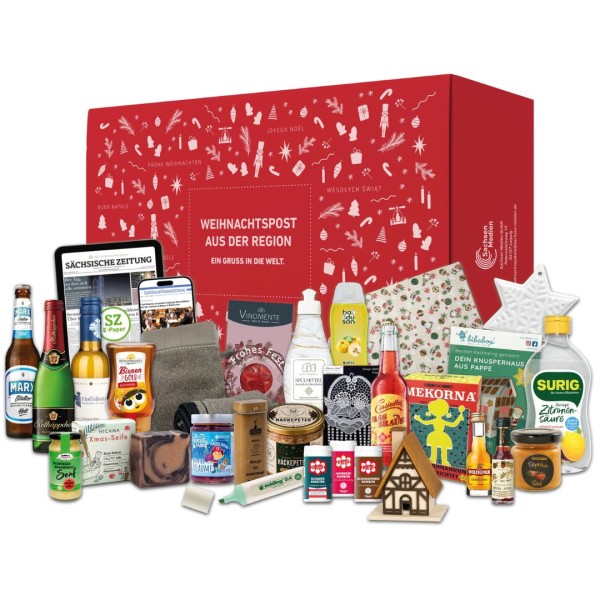 Weihnachtspost aus der Region - Heimatpaket Weihnachtsedition 2026