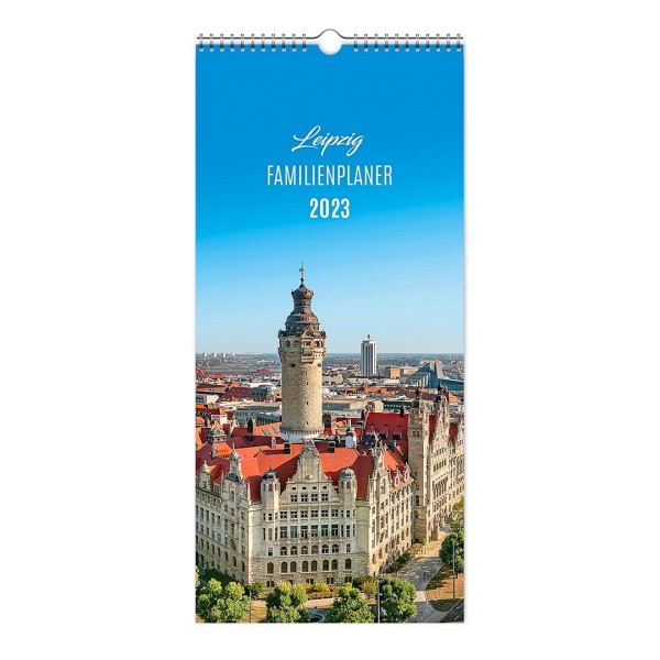 Kalender - Familienplaner 2023 - Leipzig - 20 x 44 cm