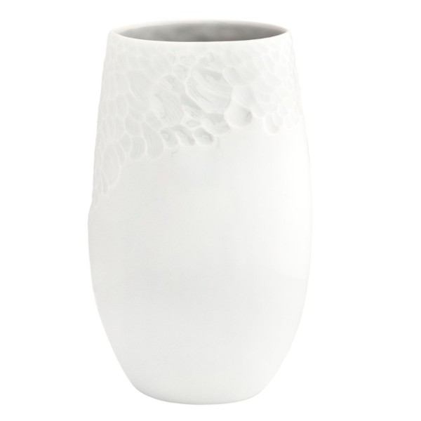 MEISSEN - Vase - Faustkeilserie - mittel - weiß - Höhe 22,5 cm