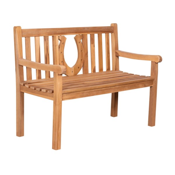 Gartenbank HUFEISEN, Teak
