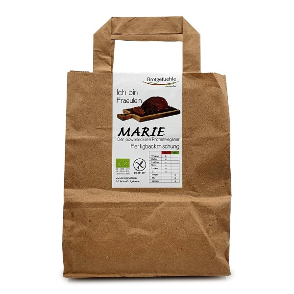 Fraeulein Marie - glutenfreie, vegane Bio-Brotbackmischung
