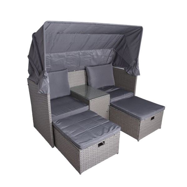Relax-Lounge SAINT-TROPEZ - 2-Sitzer - Polyrattan
