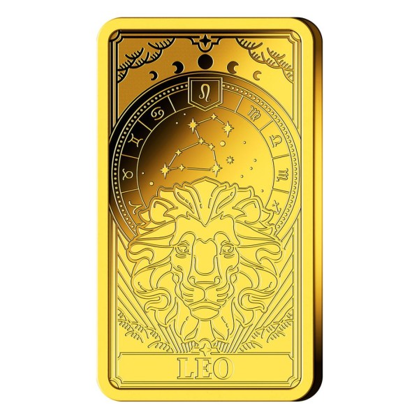 Goldbarren Sternzeichen "Löwe"