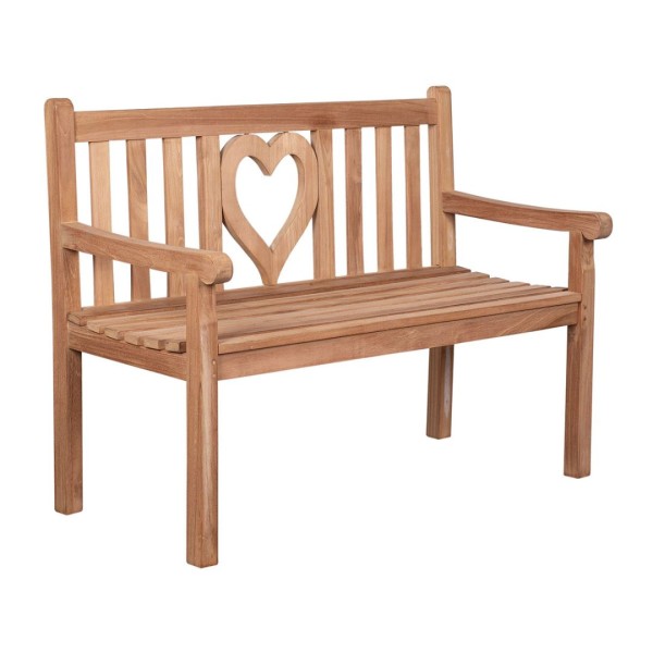 Gartenbank HERZ, Teak