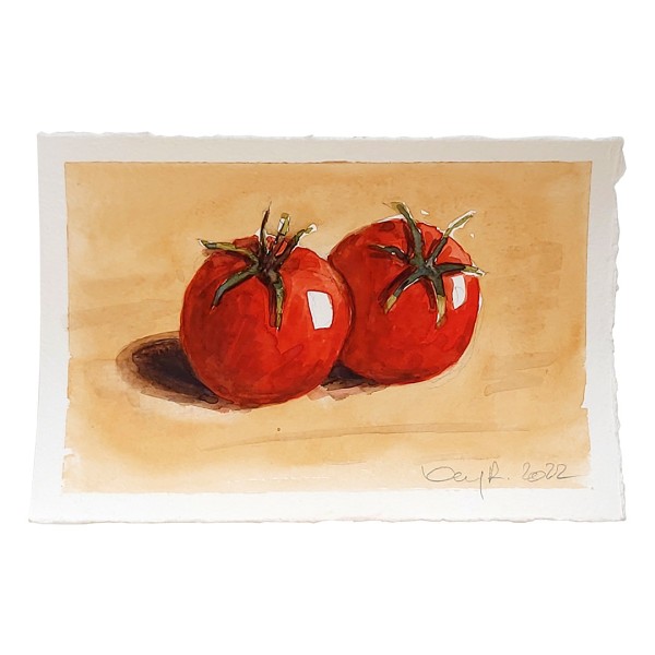 Marc-M.J. Wolff-Rosenkranz Aquarell - Tomaten