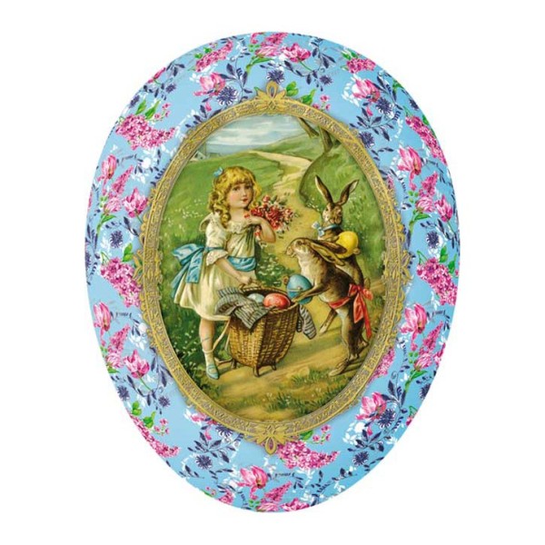 Nestler XXL Osterei "Hase blau", füllbar