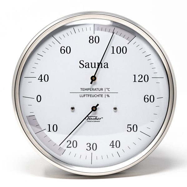 Fischer Sauna-Thermohygrometer - 130 mm