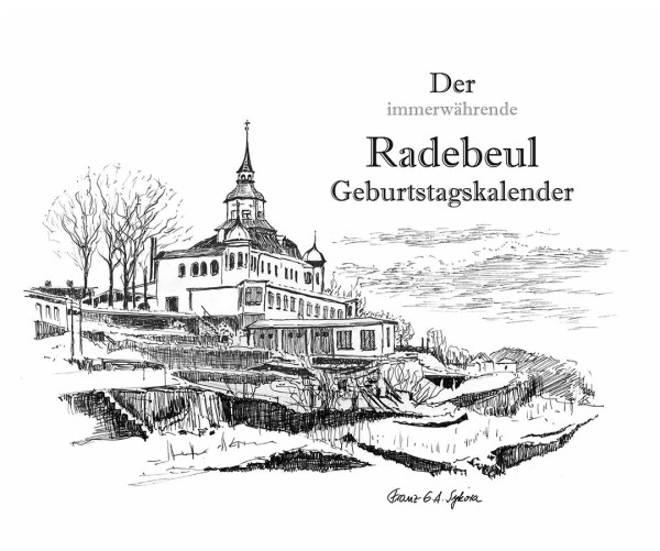 Geburtstagskalender - Radebeul - Bleistiftzeichnungen von Franz Sykora