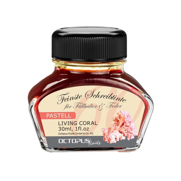 Octopus Schreibtinte - Pastell Orange - Living Coral
