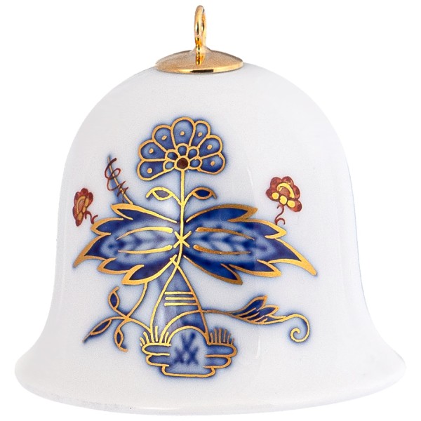 Meissen - Miniatur-Glocke - Noble Blue