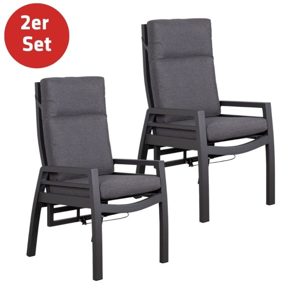 Relaxsessel MERIDA, 2er Set