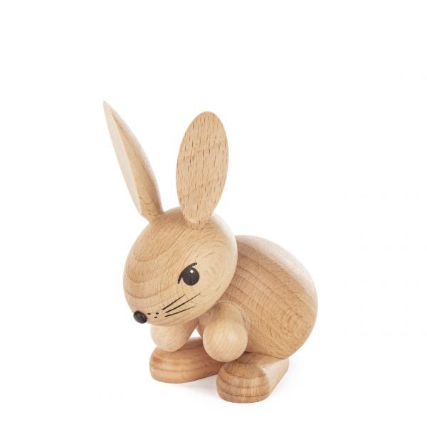 Hase Hermine hell - Holzfigur - Osterdekoration