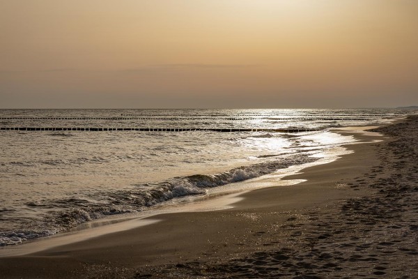 Wandbild Ostsee - Sonnenaufgang am Strand (Motiv DMOS11)