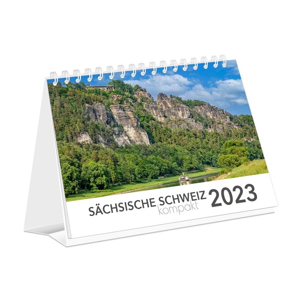 Tischkalender 2023 - Sächsische Schweiz kompakt