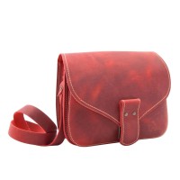 Handtasche "Brasilia" aus Leder - rot antik Handtasche "Brasilia" aus Leder - rot antik