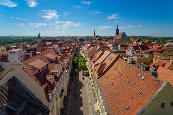 Wandbild Bautzen - Über den Dächern von Bautzen (Motiv DMBZ33)