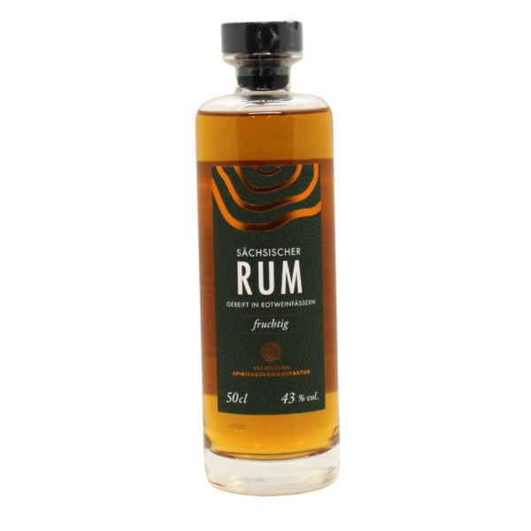 Sächsischer Rum - 500 ml - Gereift in Rotweinfässern