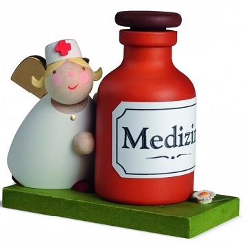 Schutzengel mit Medizin