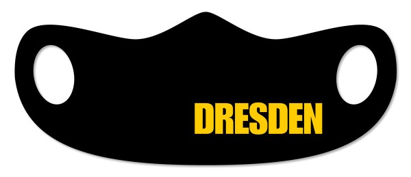 Mund- und Nasenmaske Dresden schwarz