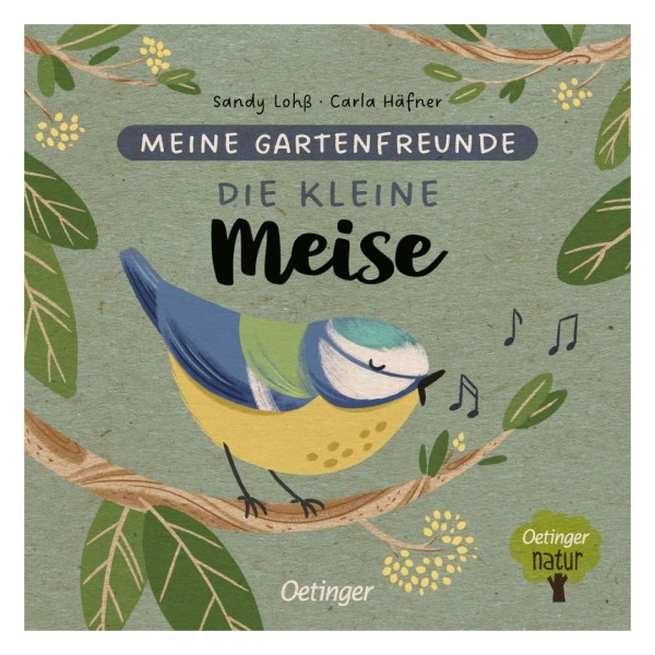 Die kleine Meise - Meine Gartenfreunde - Bilderbuch aus nachhaltiger Öko-Pappe