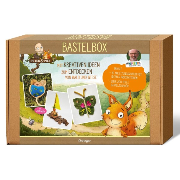 Peter & Piet - Bastelbox - Mit kreativen Ideen zum Entdecken von Wald und Wiese