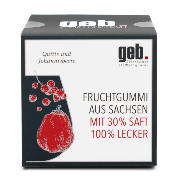 Fruchtgummi Quitte & Johannisbeergelee (alkoholfrei)