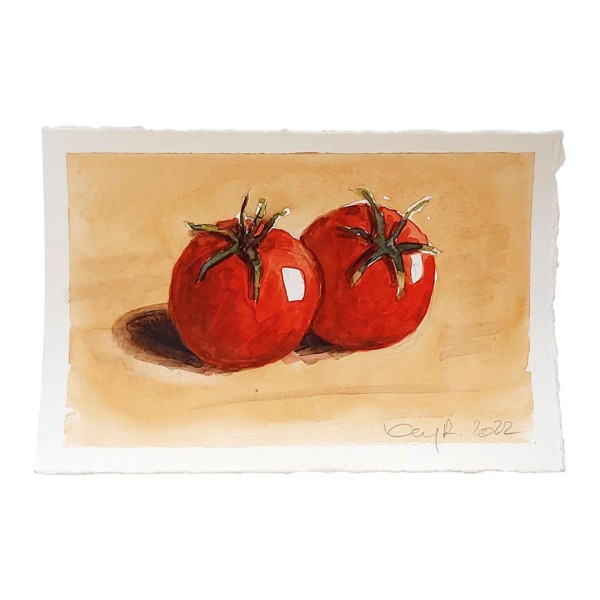 Marc-M.J. Wolff-Rosenkranz Aquarell - Tomaten