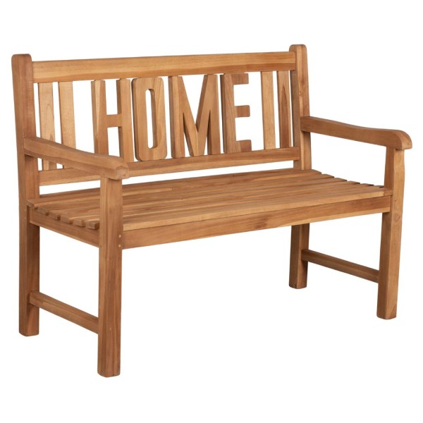 Gartenbank Home - Teak-Holz - 120 cm