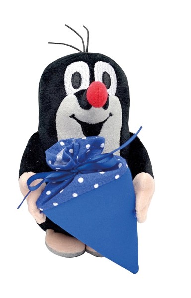 Der kleine Maulwurf - Plüschtier mit blauer Zuckertüte