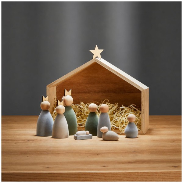 Krybbe Weihnachtskrippe