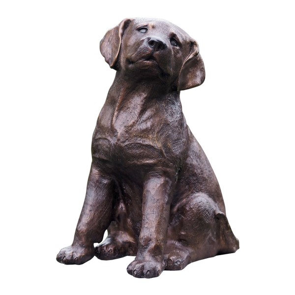 Gartenskulptur Hund Bronze