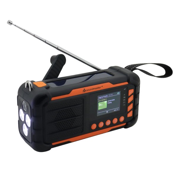 Soundmaster Kurbeldigitalradio mit ASA Notfallfunktion