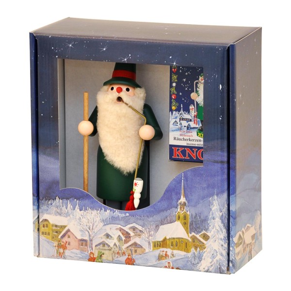 KNOX Geschenkset - Räuchermann mit Räucherkerzen Weihnachtsmischung