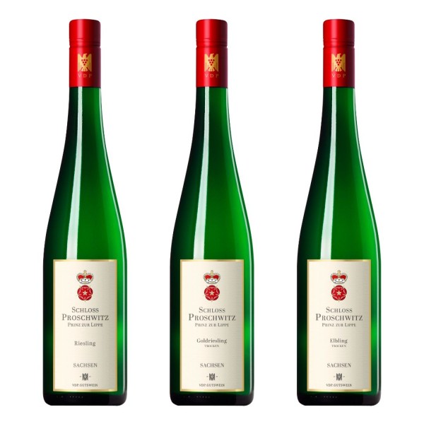 Schloss Proschwitz - 3er Set - Weißwein-Mix - Riesling | Goldriesling | Elbling