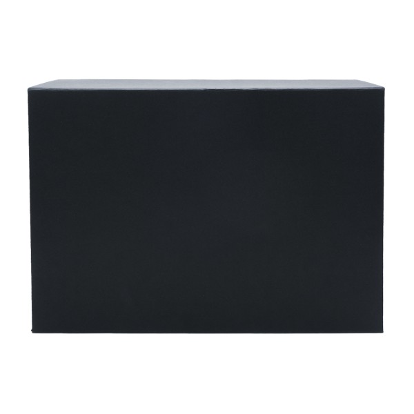 Geschenkbox - Schwarz mit Magnetverschluss (Größe 1 - 38 x 28 x 12 cm)