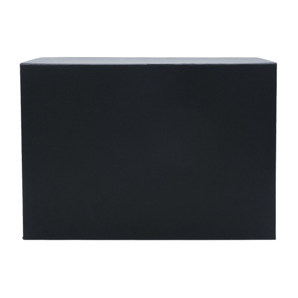 Geschenkbox - Schwarz mit Magnetverschluss (Größe 1 - 38 x 28 x 12 cm)