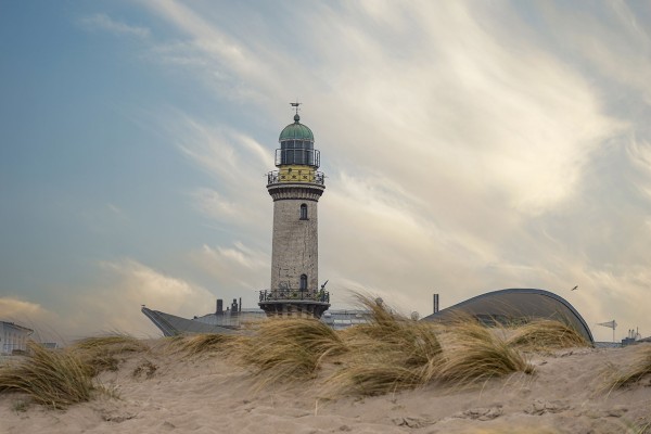 Wandbild Ostsee - Leuchtturm Warnemünde (Motiv DMOS14)