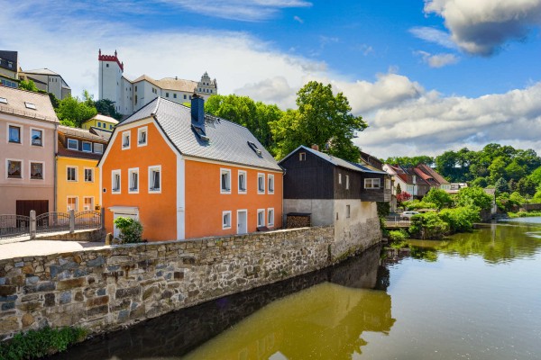 Wandbild Bautzen - Unterm Schloss (Motiv DMBZ29)