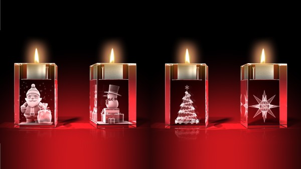Advents-Teelichter-Set 3