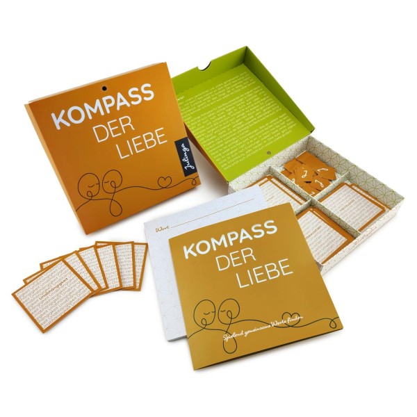 Kartenspiel für Paare - Kompass der Liebe