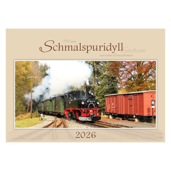 Kalender 2026 – Schmalspuridyll Sachsen