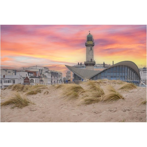 Wandbild Ostsee - Teepott Warnemünde (Motiv DMOS15)